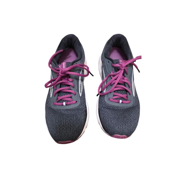 Brooks Trace Women's Running Shoes Size 8.5 Black & Purple Breathable - Picture 1 of 10
